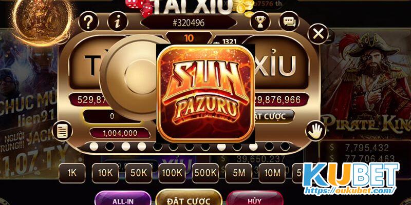 Sun Pazuru tài xỉu là tựa game Sicbo đình đám 2024